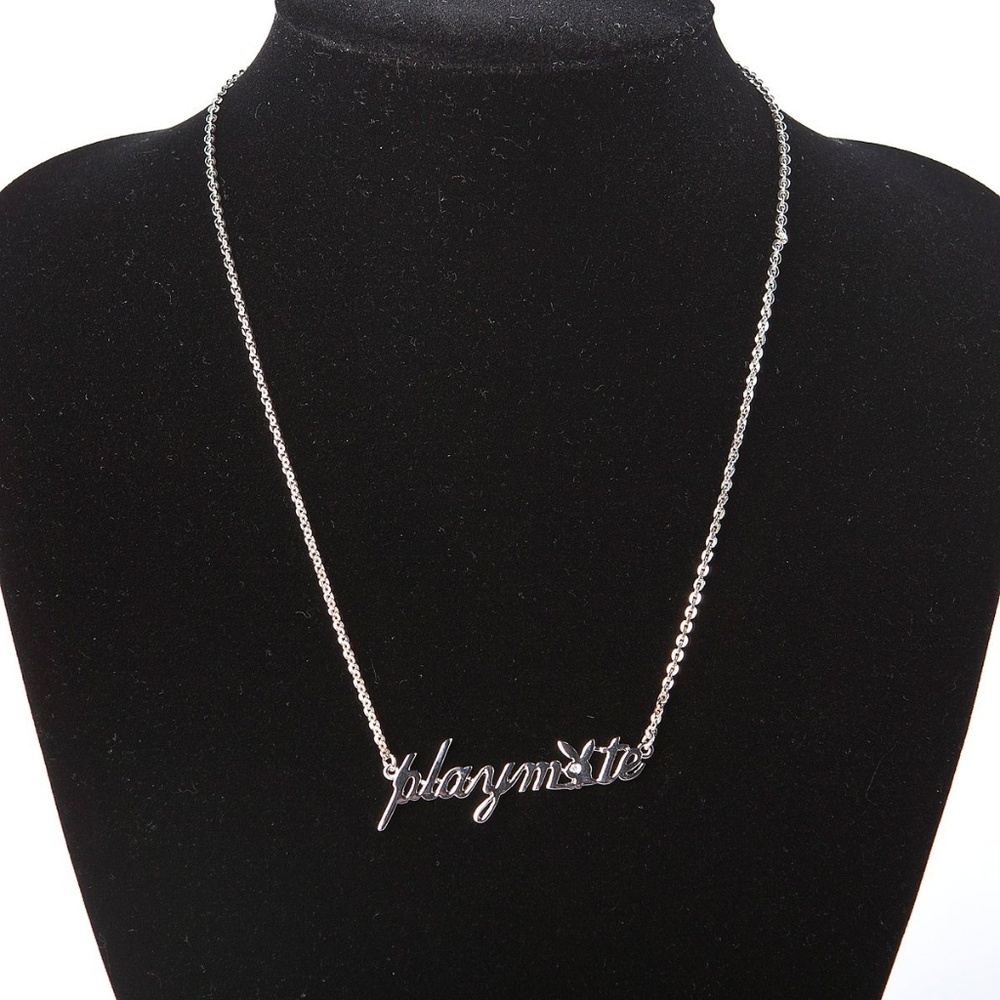 Sterling Silver PLAYBOY Necklace Playmate Pendant - Picture 7 of 7